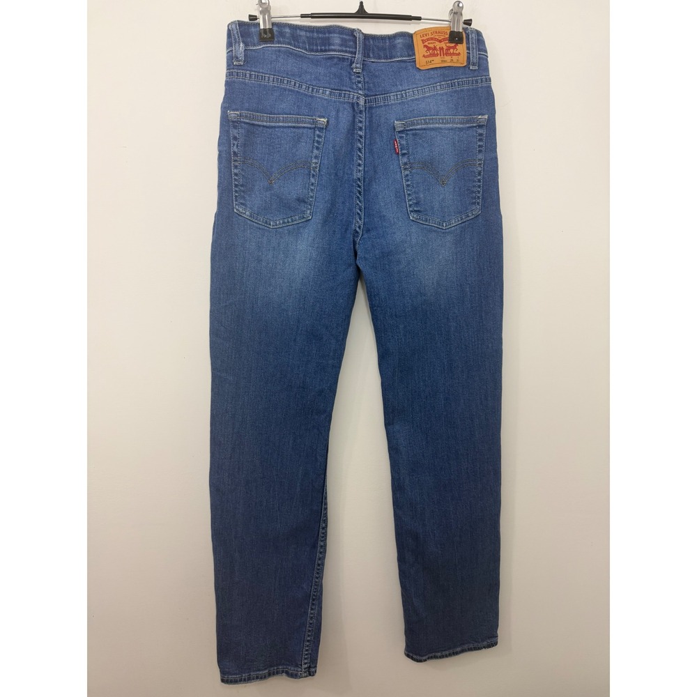 Levis 514 Straight Fit Jeans Blue Denim Boys 18 Reg W29 L31 677838816419